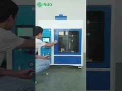 Testar seu produto com o aparelho de teste de chama de agulha