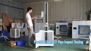 Procurando uma solução confiável para testes de impacto de tubos? | Verificador vertical do impacto ISO3127