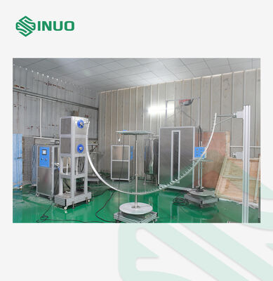 Bom preço Aparelho de ensaio impermeável IPX3 IPX4 automatizado com buraco de agulha de Φ0,4 mm e caudal de água de 0,07 L/min para a conformidade com a norma IEC 60529. on-line