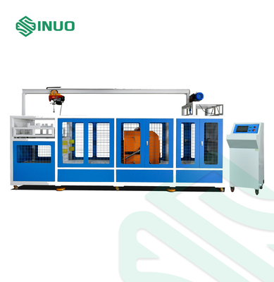 Movimentação do equipamento de testes do conector da cláusula 58 EV do UL 2594 sobre o instrumento de teste