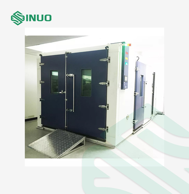 qualidade Câmara de teste ambiental walk-in de 19 m³ Testador ambiental de alta temperatura e umidade Fábrica