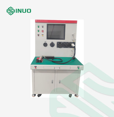 Sistema de Teste para Pistola de Carregamento EV com PLC + Computador Industrial Controla Integração MES e Faixa de Teste de Resistência 1 – 5000Ω