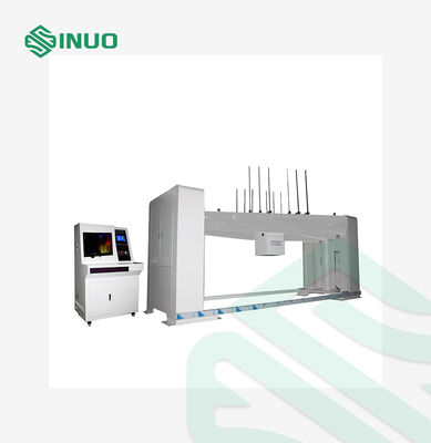 Sistema de ensaio de rotação da bateria do veículo elétrico com rotação de múltiplos eixos de 360°, controlo inteligente por PLC e fixação mecânica para ensaio de segurança do veículo elétrico
