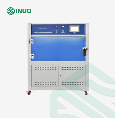 Bom preço Câmara de ensaio de intemperismo acelerado por UV em conformidade com a ISO 4892-82 com lâmpadas UV-A ou UV-B e pulverização automática de água on-line