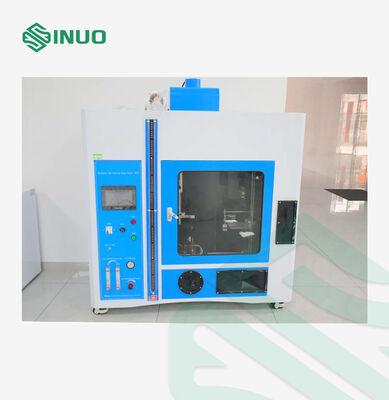 Bom preço Câmara de ensaio de chama vertical horizontal compatível com as normas IEC60695 UL94, com controlo PLC e touch screen e 50W 500W de potência dupla on-line