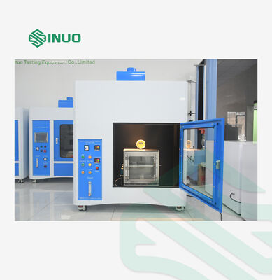 FMVSS 302 Câmara de ensaio de inflamabilidade horizontal para ensaios de materiais poliméricos de interiores automotivos