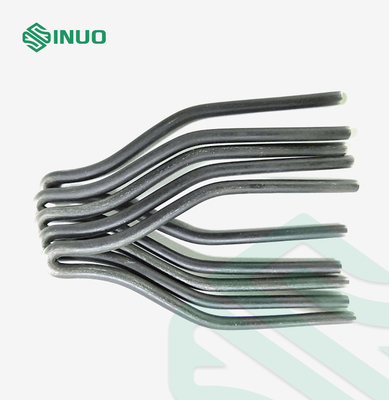 Os calibres revestem materiais de consumo do bloco para o equipamento de testes da inflamabilidade