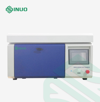 Câmara artificial SAE J2527 do teste ambiental de lâmpada de arco do xênon de Benchtop