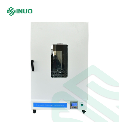 Forno de circulação de ar quente programável 136L de aço inoxidável Forno de secagem a jato